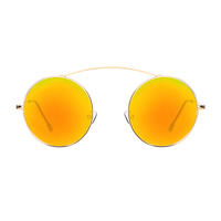 Italy design ce uv400 metal custom logo sunglasses 38019